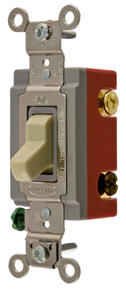 SWITCH, COM, 3W, 20A 120/277V, IV, USA