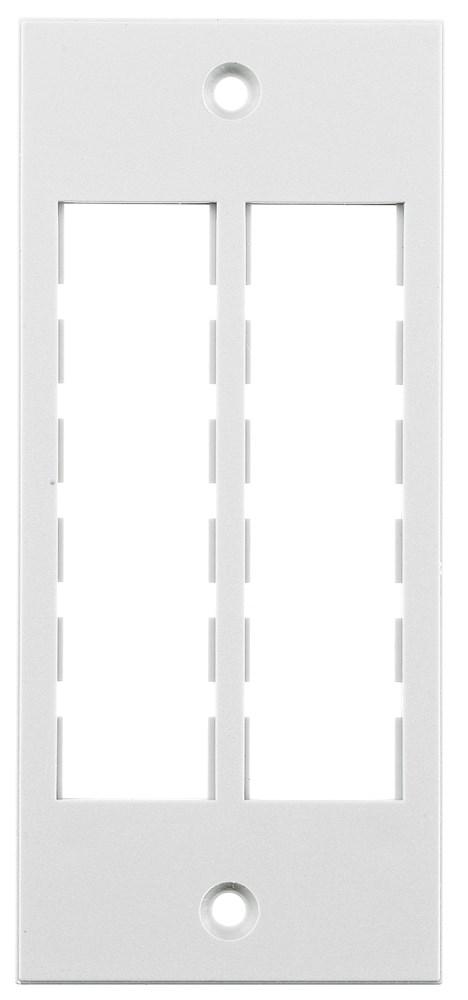 FACEPLATE, SCREW MT, ORT TJ, WH