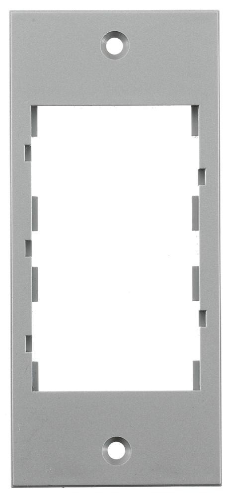 FACEPLATE, SCREW MT, PANDUIT, GY