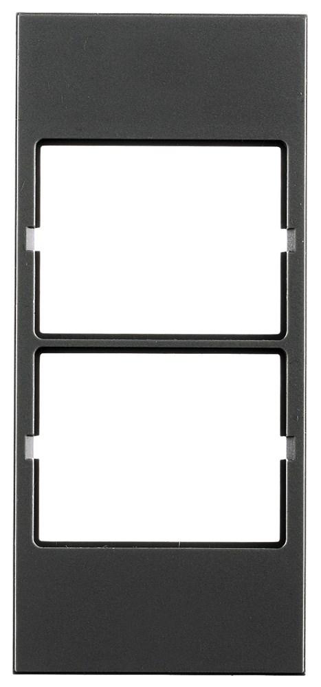 FACEPLATE, SNAP-IN, SIEMONS, BK