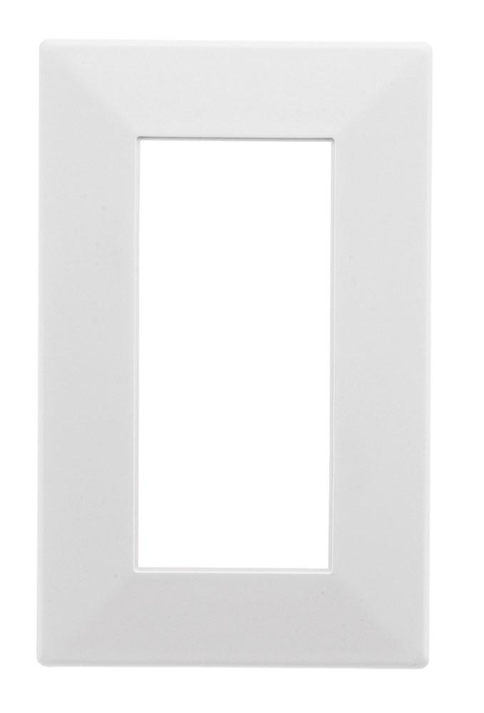 WALL BOX TRIM PLATE, 1G, WH