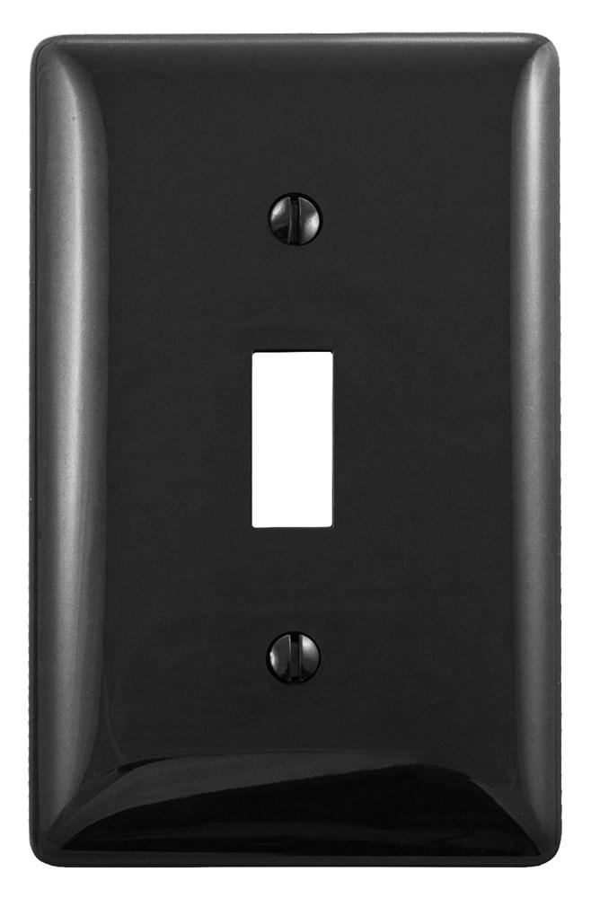 WALLPLATE, 1-G, TOGG, BK