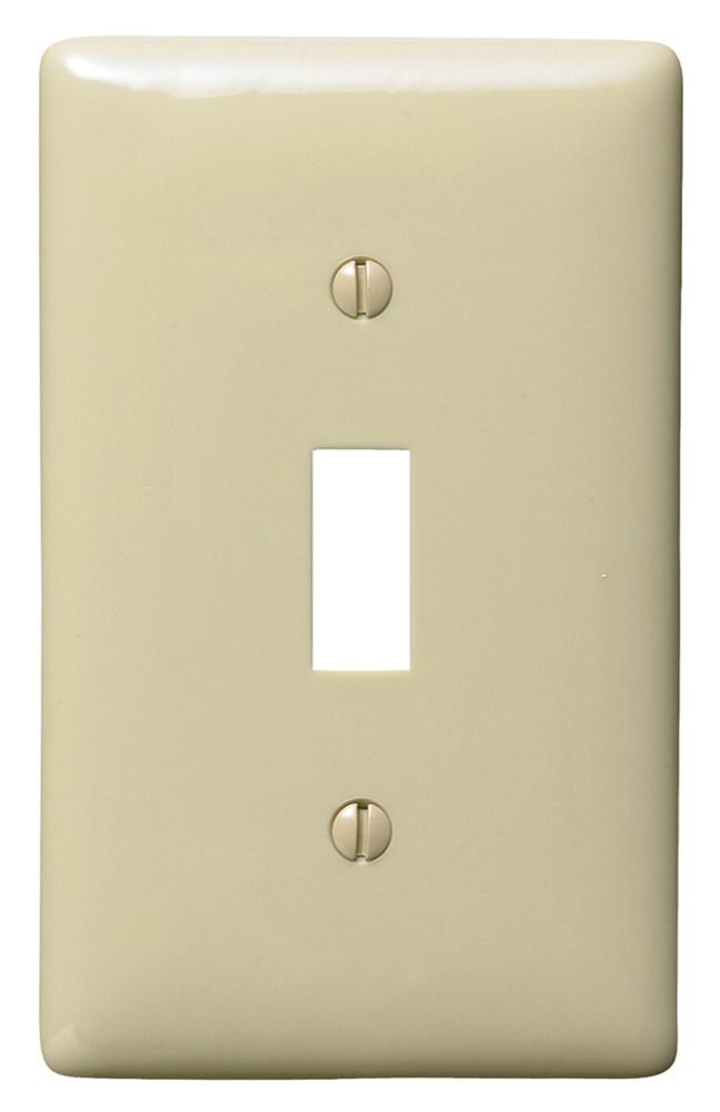 WALLPLATE, 1-G, TOGG, IVORY