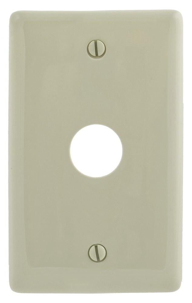 WALLPLATE, 1-G, .625&#34; OPNG, BOX MT, AL