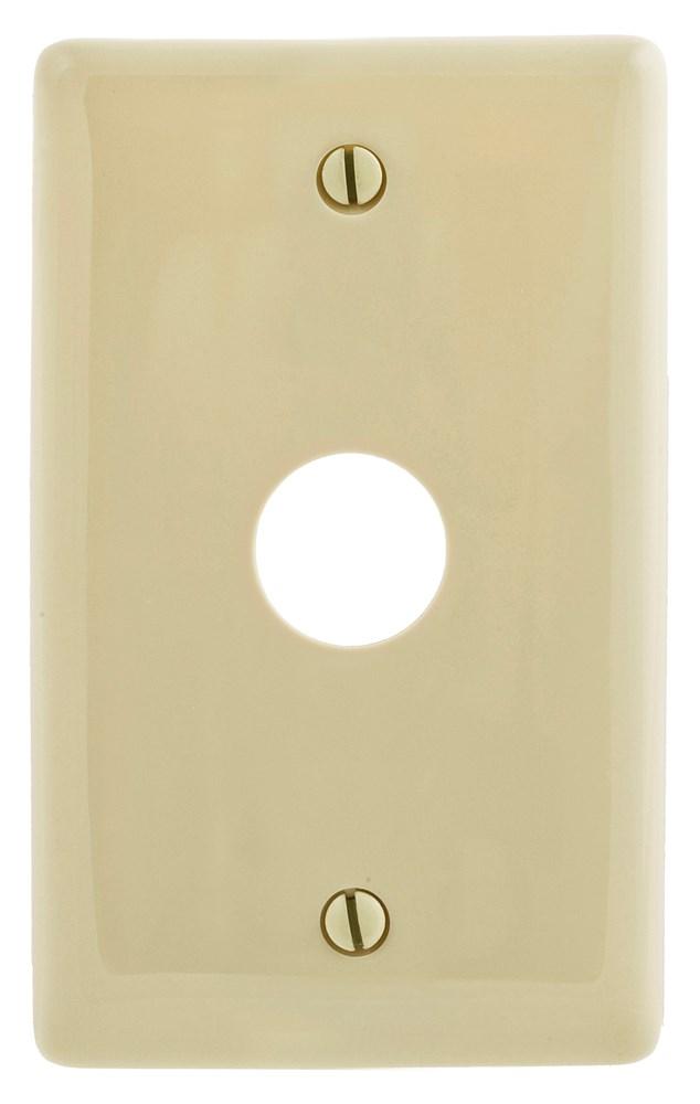 WALLPLATE, 1-G, .625&#34; OPNG, BOX MT, IV