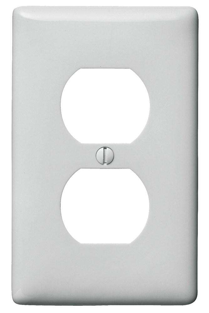 WALLPLATE, 1-G, 1) DUP, OW