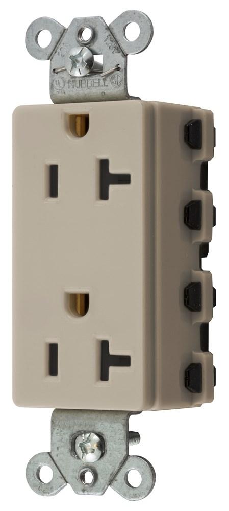 SNAP2CONNECT 20A/125V DECO,ALMOND