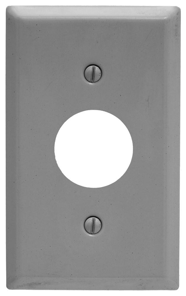 GRAY PAINTED STEEL SINGLE RECEPTACLE