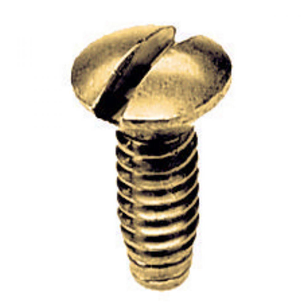 WALLPLATE SCREW, #6/32, BRS