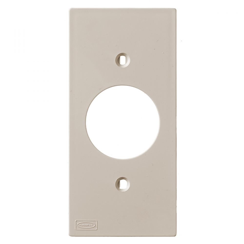 KP RCPT.(1.41&#34;ID) PLATE, ALMOND