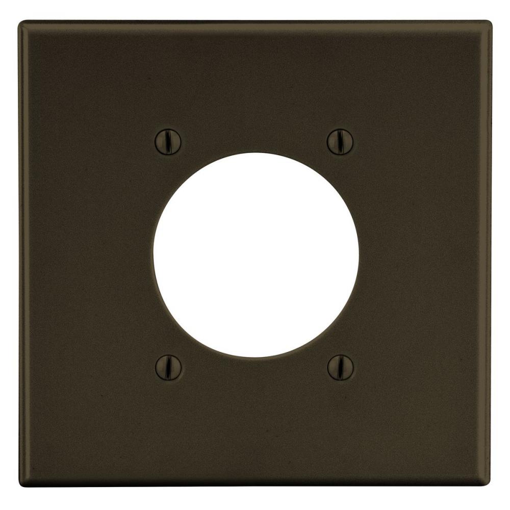 WALLPLATE, 2-G, 2) 2.15&#34; OPNG, BR