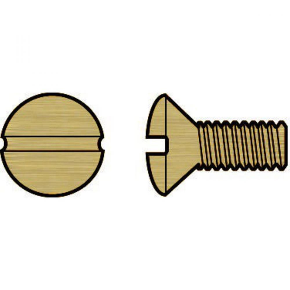 W-PLATE SCREW, 5/8&#34;, BRASS, 100 PACK