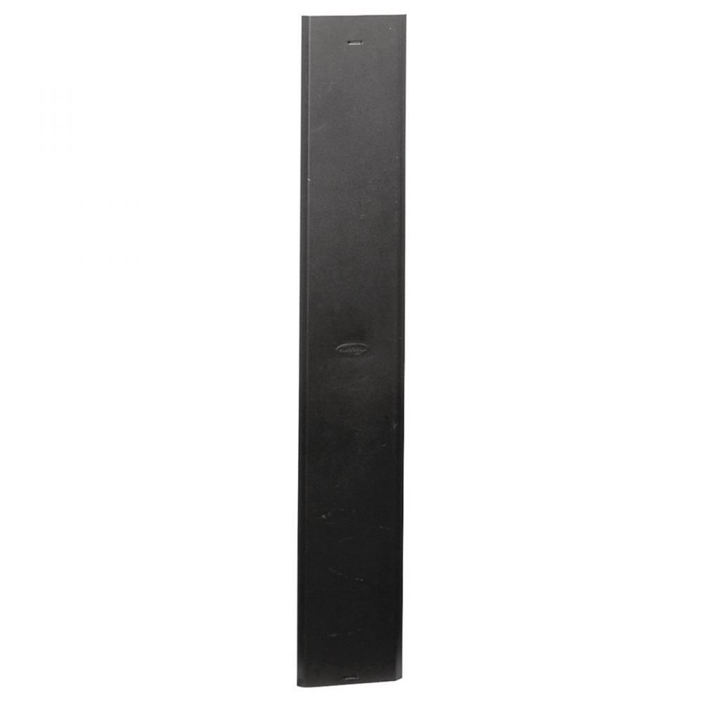 RACK, VERTICAL CHAN,COVER,6&#34;W,BK