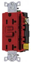 Hubbell Wiring Device-Kellems GF20RLA - 20A 125V COMM LED GFCI, RD