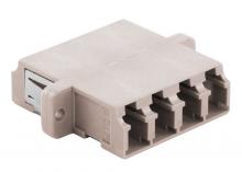 Hubbell Wiring Device-Kellems FALCQSS6BE - FIBER, ADAPT,LC QUAD,SCRMT,ZIRC,6/PK,BE