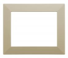 Hubbell Wiring Device-Kellems HBLTRIM3WI - WALL BOX TRIM PLATE, 3G, IVORY