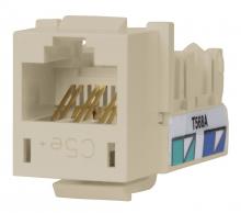 Hubbell Wiring Device-Kellems HXJ5ELA25 - JACK, HXJ,CAT5E,8POS,UNI A/B,LA,25PK