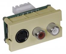 Hubbell Wiring Device-Kellems IMSR11015EI - ISTATION, S-VID,CMPS RCA,110,1.5U,EI