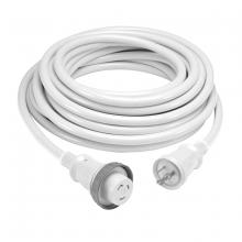 Hubbell Wiring Device-Kellems HBL61CM05WLED - MARINE CORD, 30A/125V, 35', WH, W/LEDS