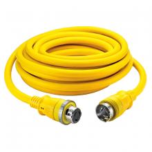 Hubbell Wiring Device-Kellems HBL61CM42LED - MARINE CORD, 50A/125/250V,25',YL, W/LEDS