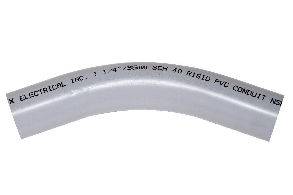 1 1/4&#34;x45D PVC STD ELBOW SPxSP SCH40 KRALOY