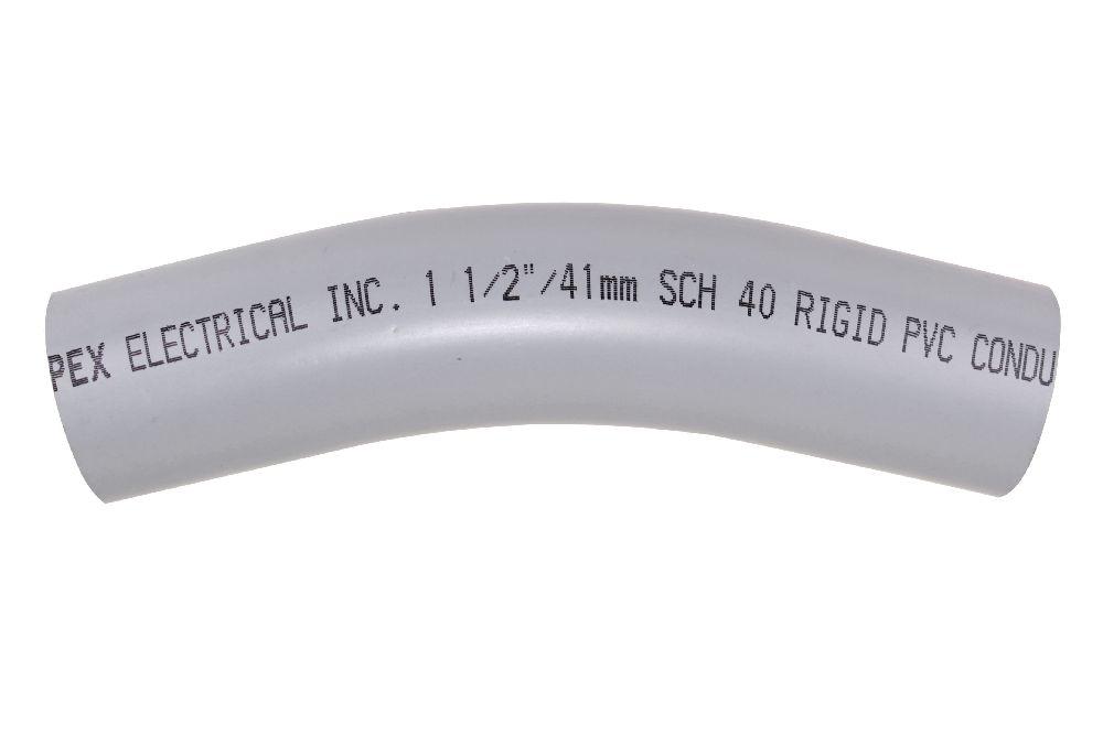 1 1/2&#34;x30D PVC STD ELBOW SPxSP SCH40 KRALOY