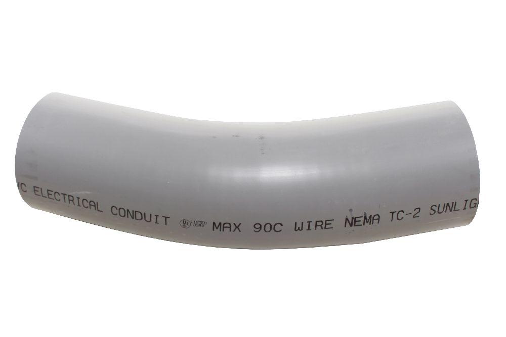 3 1/2&#34;x22 1/2D PVC STD ELBOW SPxSP SCH40 SCE