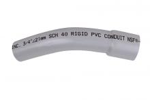 Multi Fittings Corp 078600 - 1/2"x45D PVC STD ELBOW SPxBE SCH40 KRALOY