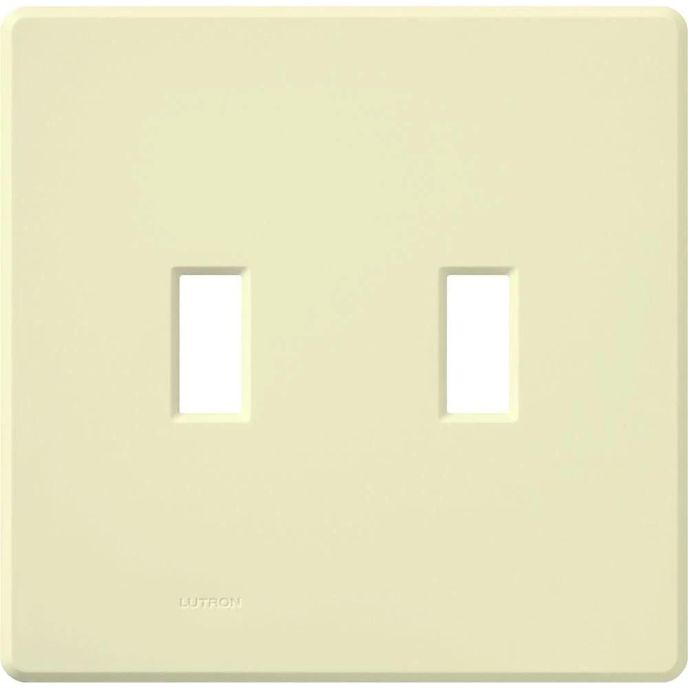 FASSADA WALLPLATE, 2-GANG, ALMOND