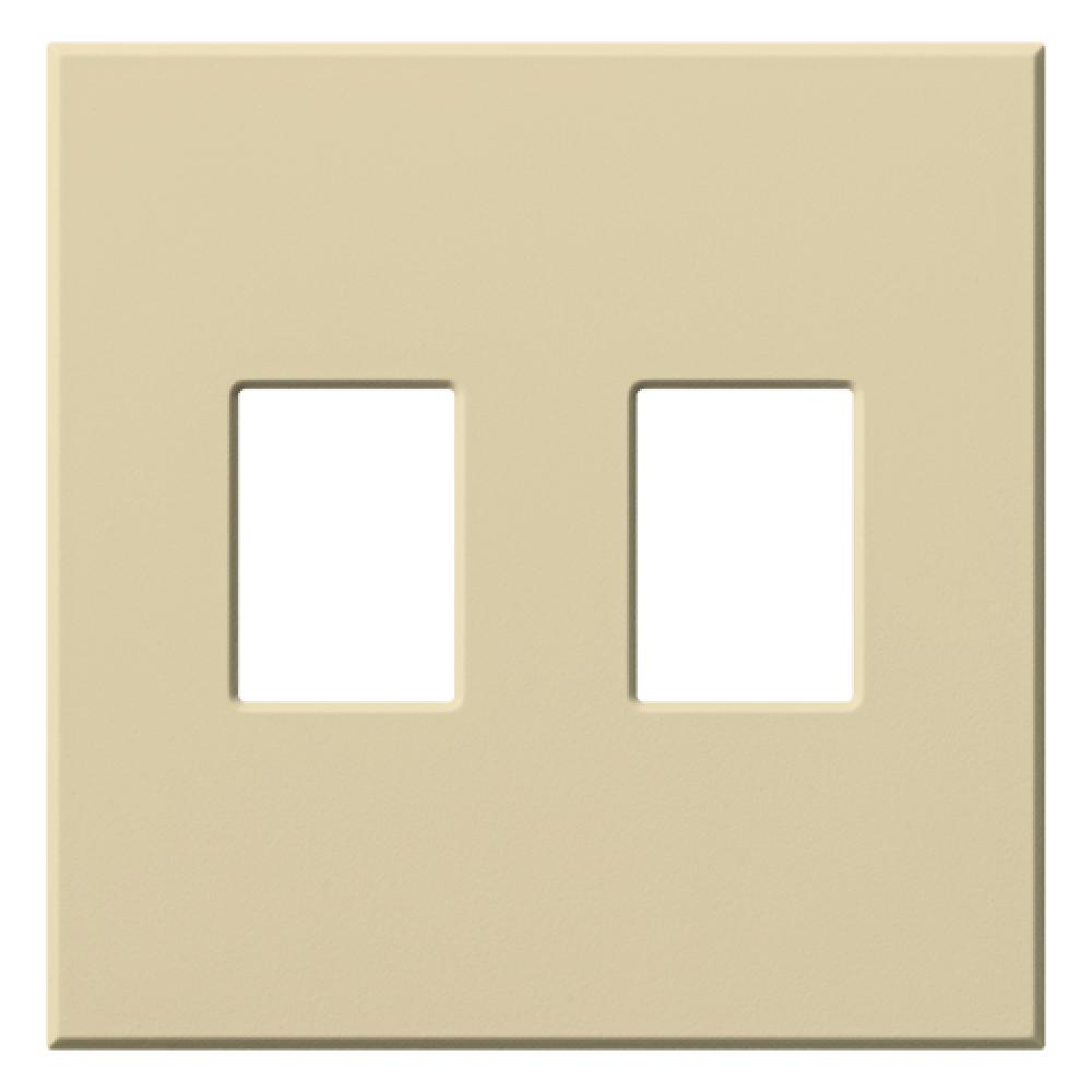 VAREO WALLPLATE 2GNG IVORY