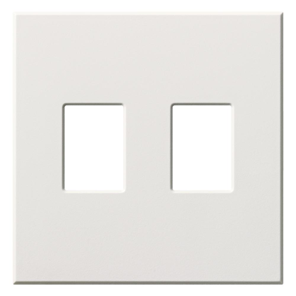 VAREO WALLPLATE 2GNG WHITE