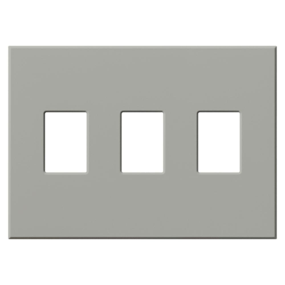 VAREO WALLPLATE 3GNG GRAY