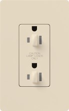 Lutron Electronics NTR-20-DDTR-LA - NOVAT 20 A TMPR RESIST DUAL DIM RECPT LA