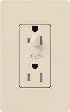 Lutron Electronics NTR-20-HDTR-LA - NOVAT 20 A TMPR RESIST HALF DIM RECPT LA