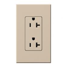 Lutron Electronics NTR-20-TP - NOVA T RECEPTACLE 20AMP TAUPE