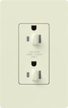 Lutron Electronics SCR-20-DDTR-BI - SATIN 20 A TMPR RESIST DUAL DIM RECPT BI