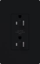 Lutron Electronics SCR-20-DDTR-MN - SATIN 20 A TMPR RESIST DUAL DIM RECPT MN