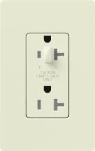 Lutron Electronics SCR-20-HDTR-BI - SATIN 20 A TMPR RESIST HALF DIM RECPT BI